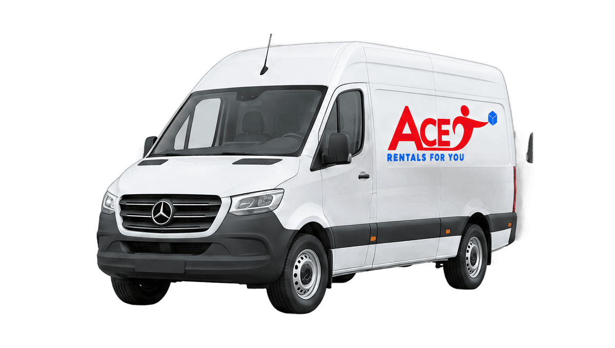 Mercedes-Benz Sprinter in Ace Rentals livery